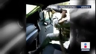 Captan a integrante del CJNG disparando en Tepalcatepec  Noticias con Ciro Gómez Leyva [upl. by Stavros]