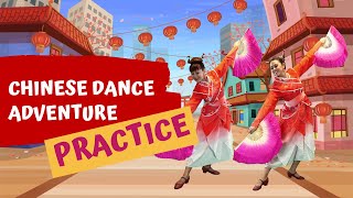 Chinese Dance Practice  Lesson with Rosie amp Posie [upl. by Eissirhc916]