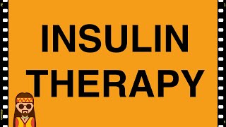 Pharmacology Insulin therapy Type 1 Diabetes MADE EASY [upl. by Arretnahs]