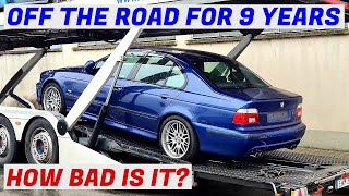 Delivery amp Inspection  Garage Find V8 BMW E39 M5  Project Skövde Part 2 [upl. by Acile]