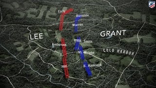 Battle of Cold Harbor Richmond Animated Battle Map [upl. by Nevet]