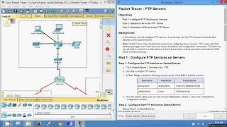 10233 Packet Tracer  FTP [upl. by Britt]