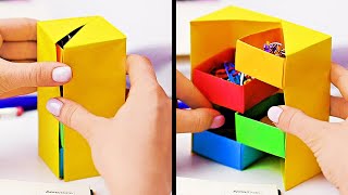 INCREDIBLE PAPER HACKS  Creative Paper Crafts For Everyone [upl. by Zsamot]