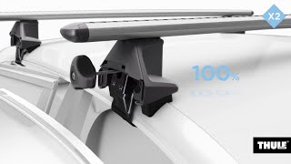 Thule Evo Clamp  7105 Mounting Tutorial  DriveDen [upl. by Aniratak]