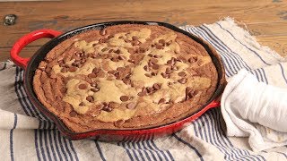 Skillet Brookie Brownie Cookie Recipe Episode 1233 [upl. by Annoyed90]