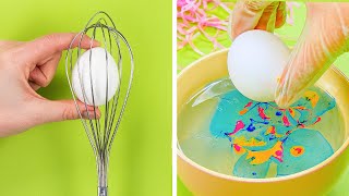 EASY amp CREATIVE Tricks For Dyeing Your Easter Eggs [upl. by Esinnej]