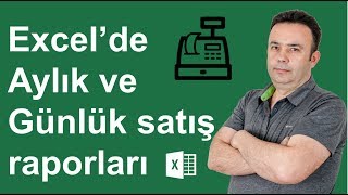 Excel Aylık ve günlük satış raporlarını çıkartmak ve grafikleştirme Ömer BAĞCI 436  Ömer BAĞCI [upl. by Sev]