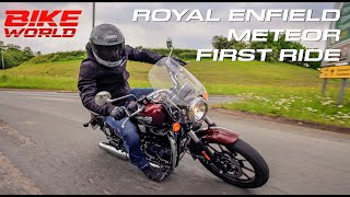 Royal Enfield Meteor 350 First Ride [upl. by Baoj]