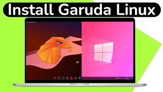 How to Dual Boot Garuda Linux and Windows 10 SAFELY  2021 [upl. by Haeluj]