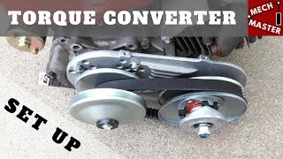 Go Kart Torque Converter Setup Install TAV [upl. by Lraep]