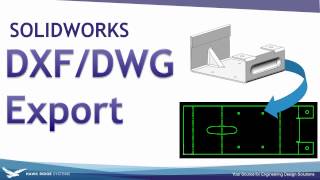 SOLIDWORKS DXF DWG Export [upl. by Thrift]