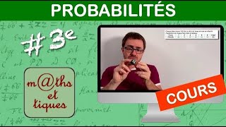 LE COURS  Probabilités  Troisième [upl. by Ennaeiluj]