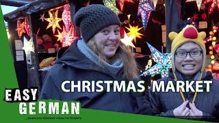 At the Christmas Market  Super Easy German 10 [upl. by Atil]