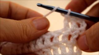 Crochet Treble Stitch UK [upl. by Ewold]