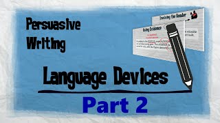 Persuasive Techniques Part 2  Persuasive Writing  EasyTeaching [upl. by Sylvester]