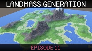 Procedural Landmass Generation E11 falloff map [upl. by Akino]