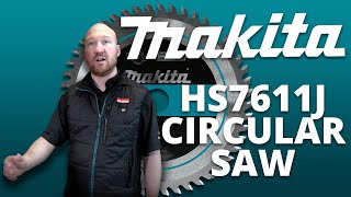 Makita HS7611J Circular Saw  Perfect for Rip Cuts  Toolstop Demo [upl. by Doelling]