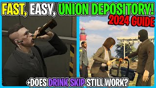 2024 Fastest Easiest UNION DEPOSITORY HEIST Guide GTA 5 Online [upl. by Kcirreg]