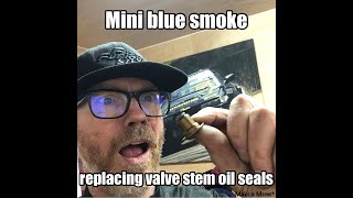 Mini valve stem oil seal replacement [upl. by Meerak110]