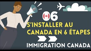 S’installer au Canada en 6 étapes  Immigration Canada [upl. by Eitsirhc]