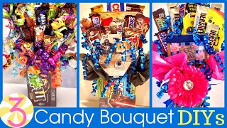 CANDY BOUQUET DIY  HOW TO MAKE A CANDY BOUQUET [upl. by Ierna]