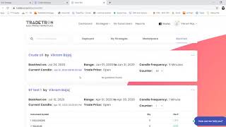 How to Backtest your Strategy on Tradetron [upl. by Don118]