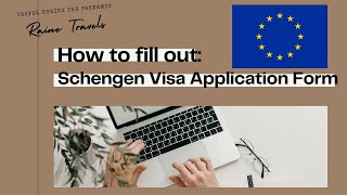 How to fill out the Schengen Visa Application Form Tourist VisaShort Stay  Schengen Visa part 5 [upl. by Nagrom]