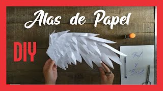 Como Hacer Alas de Papel  DIY [upl. by Resa437]