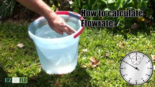 How to measure flow rate [upl. by Walliw393]