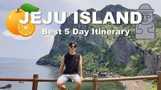 5 Days in Jeju Island  Top Attractions Cafes amp Restaurants  Travel Guide and Vlog [upl. by Nolyar251]