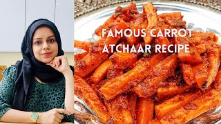 Carrot Achaar Pickle Recipe  Indian Wedding Special Quick amp Easy CookWithMe  Indian Recipes [upl. by Matthia]