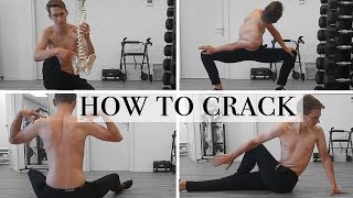 How To Crack Your Own Upper And Lower Back ★ DIY Instructions ★ Improve Posture Feel Better [upl. by Inahpets710]