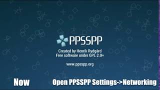 PPSSPP Local Multiplayer using Wireless Router  Android as Host [upl. by Adnawyt805]