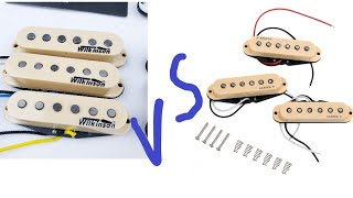 Wilkinson wvs 60s VS Alnico V  Cheap Pickups Comparison [upl. by Yzeerb748]