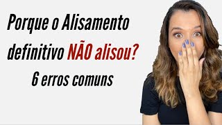 Porque o alisamento definitivo Não alisou 6 erros comuns [upl. by Auahsoj]