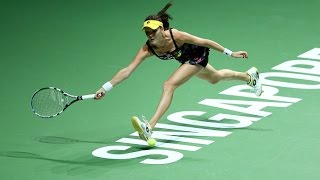 Agnieszka Radwanska vs Petra Kvitova  2014 WTA Finals Highlights [upl. by Snyder]