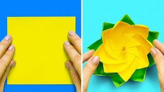 13 EASY PAPER CRAFTS AND ORIGAMI IDEAS [upl. by Zacks]