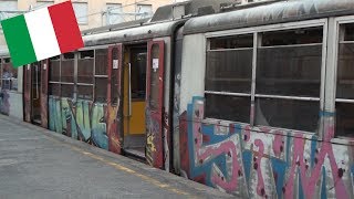 THE TRAIN RIDE FROM HELLNaples to Sorrento Italy [upl. by Kcirddec]