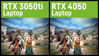 RTX 3050ti vs RTX 4050 in Gaming  LaptopNotebook [upl. by Aeslahc]