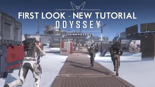 Elite Dangerous Odyssey  New Tutorial First Look [upl. by Aivatra]