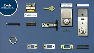 How To Install Your Schlage Sense™ Smart Deadbolt [upl. by Aninay]