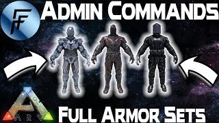 Spawn Full Ascendant Armor Sets Admin Commands  ARK Survival Evolved [upl. by Reivaz]