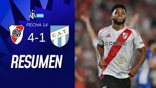 River Plate 41 Atletico Tucuman  Resumen  Fecha 14 [upl. by Guyer]