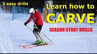 Learn how to CARVE  3 EASY DRILLS [upl. by Froemming]