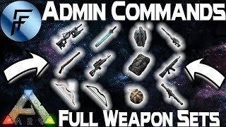 Spawn Full Ascendant Weapon Sets Admin Commands  ARK Survival Evolved [upl. by Kylstra]