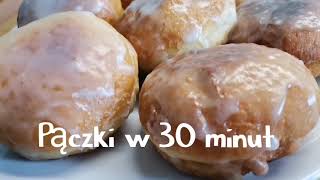 SZYBKIE PĄCZKI STARY PRZEPIS  MIESZASZ I SMAŻYSZ😊 Donuts without eggs and milk [upl. by Herbie164]