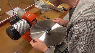 Power Saw Blade Sharpening [upl. by Attiuqal967]