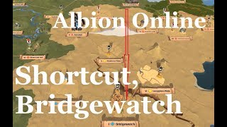 Albion Online  Caerleon to Bridgewatch fast almost safely [upl. by Nauquf]