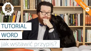 Wstawianie przypisów Tutorial Word [upl. by Caine]