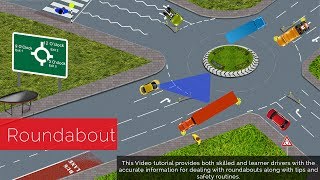 UK ROUNDABOUT RULES DRIVING LESSON ACCORDING TO HIGHWAY RULES PASS YOUR DRIVING TEST [upl. by Carolynn]